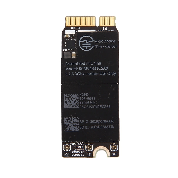 Scheda adattatore di rete Bluetooth 4.0 originale BCM94331CSAX per MacBook Pro 13,3 pollici e 15,4 pollici (2012）A1398 / A1425, A1398 / A1425