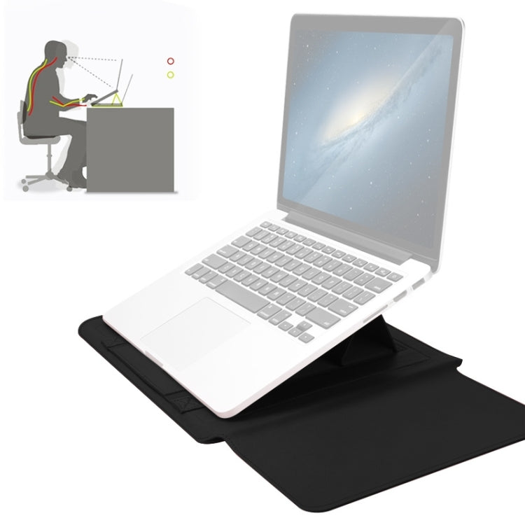 Borsa fodera universale in pelle PU per laptop 17 pollici