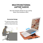 Borsa fodera universale in pelle PU per laptop 17 pollici