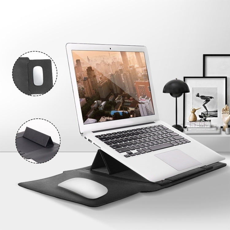 Borsa fodera universale in pelle PU per laptop 17 pollici