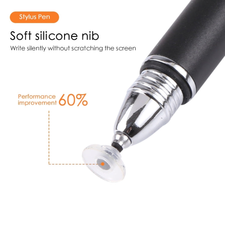 Penna stilo capacitiva universale con pennino a disco in silicone