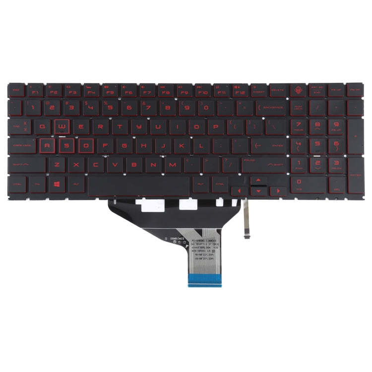 For HP OMEN 15-DC 15-DH 15T-DC 17-CB US Version Red Backlit Keyboard