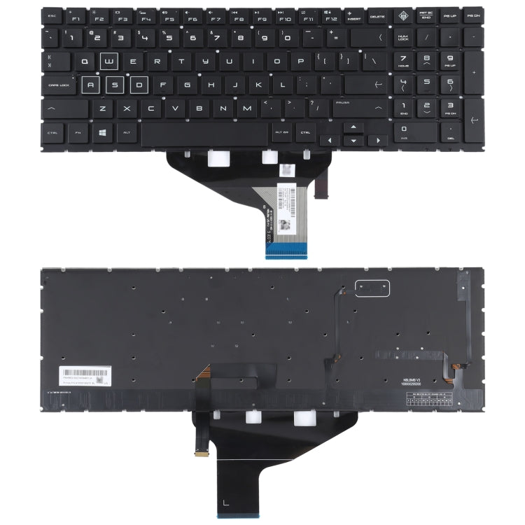 For HP OMEN 15-DC 15-DH 15T-DC 17-CB US Version RGB Backlit Keyboard