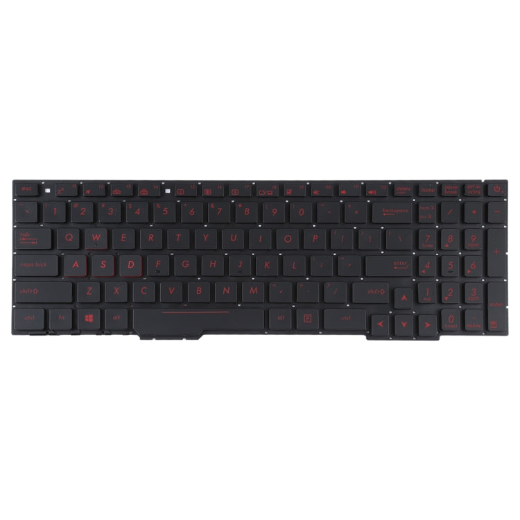 For Asus GL553VW ZX53V FX53VD ZX553 FX753 GL753 US Version Backlit Keyboard