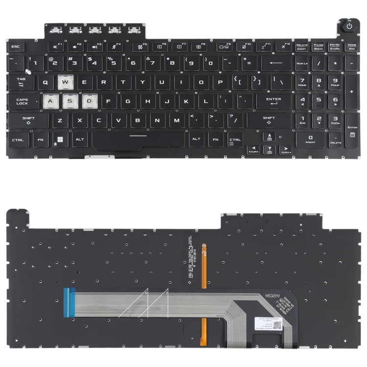 For Asus TUF Gaming F15 FX506 FA506 US Version Backlit Keyboard