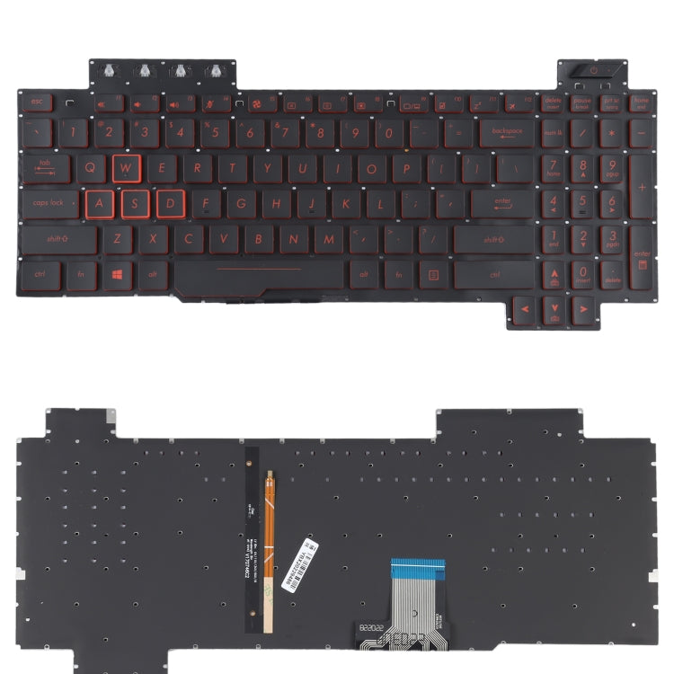 For Asus FX80 FX80GE FZ80G ZX80G FX505 US Version Backlit Keyboard