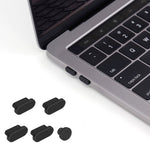 ENKAY Tappi antipolvere 5 in 1 Informazioni sulla porta di ricarica per MacBook 12 pollici / MacBook Pro 13,3 / 15,4 pollici (2016/2017)