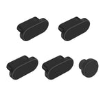 ENKAY Tappi antipolvere 5 in 1 Informazioni sulla porta di ricarica per MacBook 12 pollici / MacBook Pro 13,3 / 15,4 pollici (2016/2017)