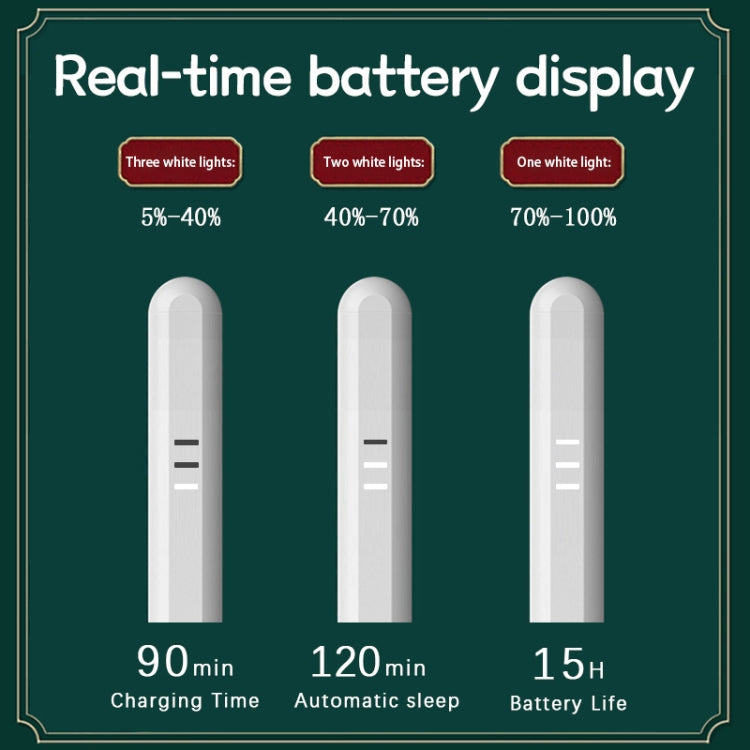 Penna stilo anti-errore JD12 con display batteria