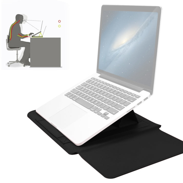 Borsa fodera universale in pelle PU per laptop 11-12 pollici