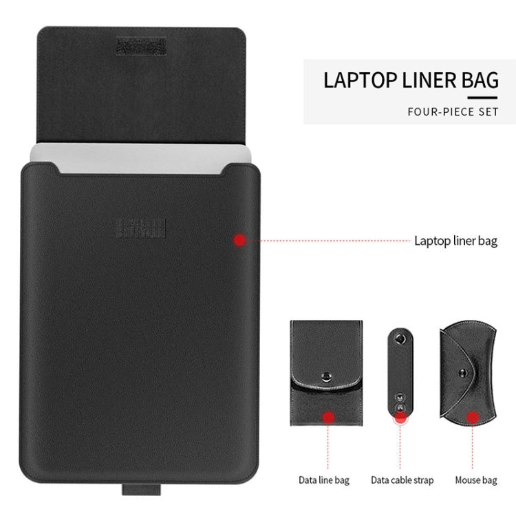 Borsa fodera universale in pelle PU per laptop 11-12 pollici