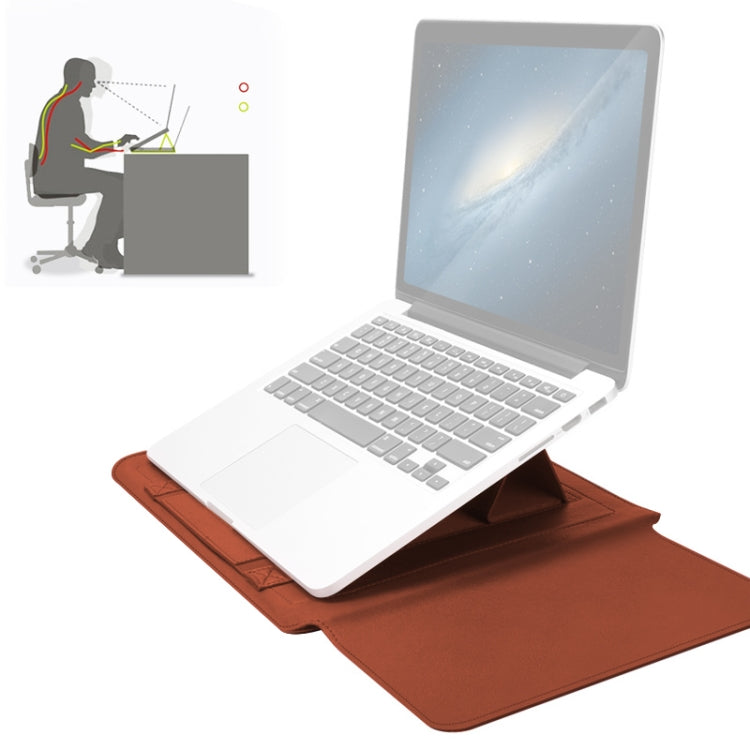 Borsa fodera universale in pelle PU per laptop 11-12 pollici