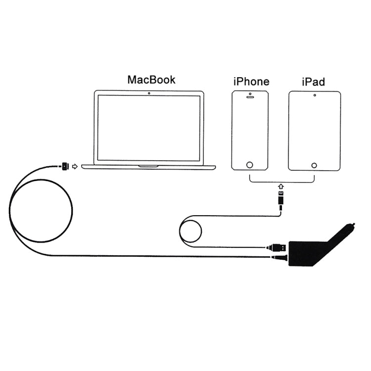 Caricabatteria da auto MagSafe 2 60W per MacBook Apple