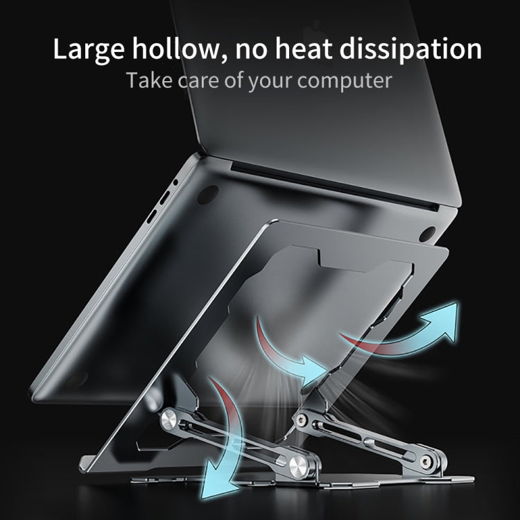 Supporto laptop regolabile in lega di alluminio R-JUST HZ09