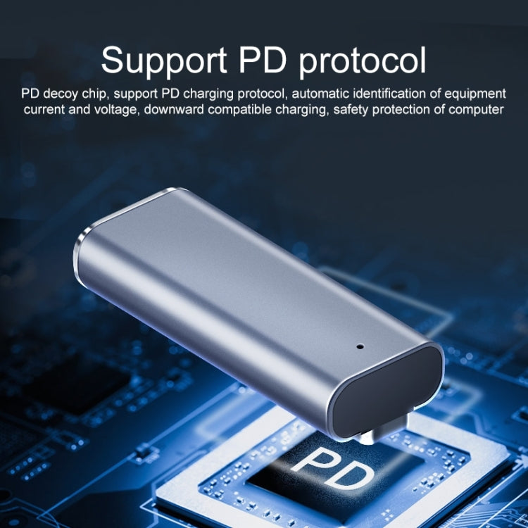 Adattatore DC 5,5 x 2,1 mm femmina a MagSafe 1 maschio, 5.5 x 2.1mm to MagSafe 1