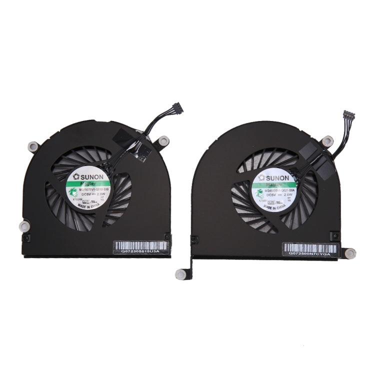 1 Pair Cooling Fan for MacBook Pro 17 inch A1297 (2009-2011) (Left + Right), A1297