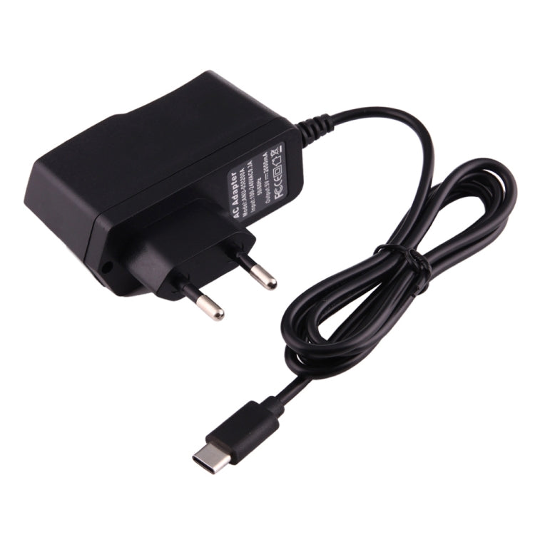 Caricabatterie con porta USB-C / Type-C 5V 2A per Macbook, Google, LG, Huawei, Nokia, Microsoft, Xiaomi, OnePlus, Letv, Meizu, altri smartphone o tablet, EU Plug, UK Plug, AU Plug