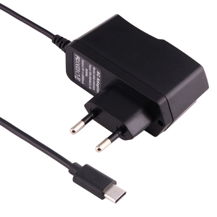 Caricabatterie con porta USB-C / Type-C 5V 2A per Macbook, Google, LG, Huawei, Nokia, Microsoft, Xiaomi, OnePlus, Letv, Meizu, altri smartphone o tablet, EU Plug, UK Plug, AU Plug