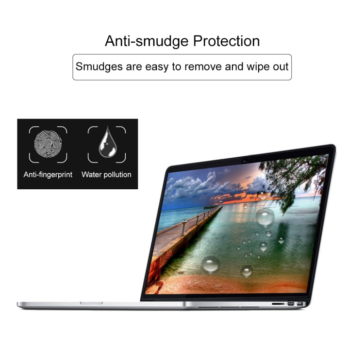 Pellicola in vetro temperato antideflagrante HD con durezza superficiale 9H per MacBook Pro da 13,3 pollici con Touch Bar (A1706), For Macbook Pro 13.3 inch with Touch Bar (A1706)