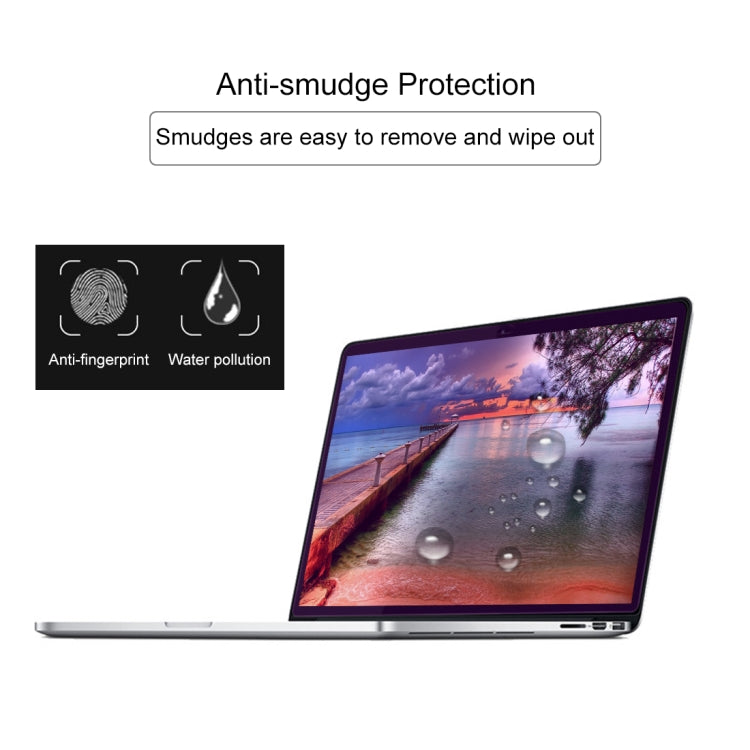 Pellicola in vetro temperato antideflagrante anti-blu-ray con durezza superficiale 9H per MacBook Pro 13,3 pollici con Touch Bar (A1706), For Macbook Pro 13.3 inch with Touch Bar (A1706)