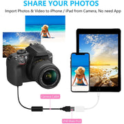 Adattatore fotocamera 8 pin a USB femmina