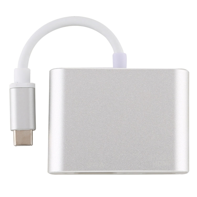 Adattatore multifunzione 4 in 1 da USB / Tipo C a 4K HDMI + VGA + USB 3.0