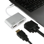 Adattatore multifunzione 4 in 1 da USB / Tipo C a 4K HDMI + VGA + USB 3.0