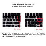 Custodia rigida MacBook Pro 15.4" con cover tastiera TPU