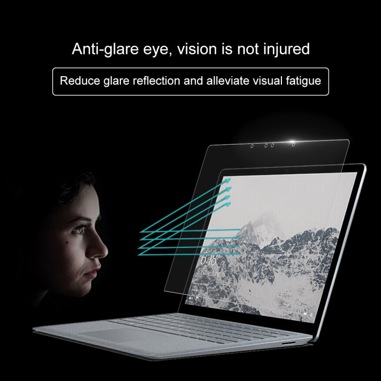 Pellicola in vetro temperato a schermo intero con durezza superficiale 0,4 mm 9H per laptop Microsoft Surface da 13,5 pollici, For Surface Laptop 13.5 inch