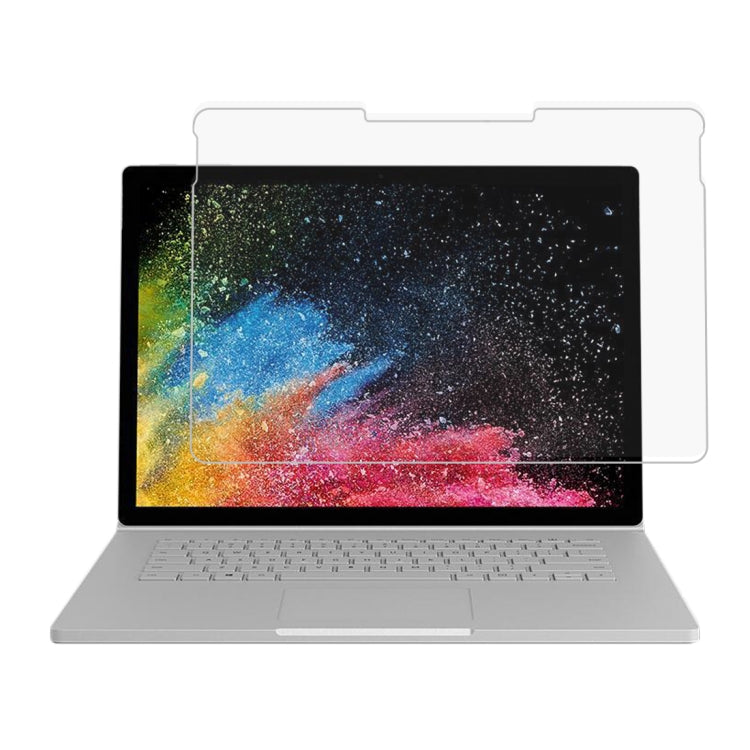 Pellicola in vetro temperato a schermo intero con durezza superficiale 0,4 mm 9H per Microsoft Surface Book 2 15 pollici, For Surface Book 2 15 inch