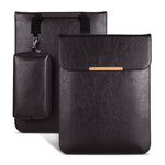 Borsa foderata in pelle PU 2 in 1 per laptop da 13,3 pollici con custodia per mouse