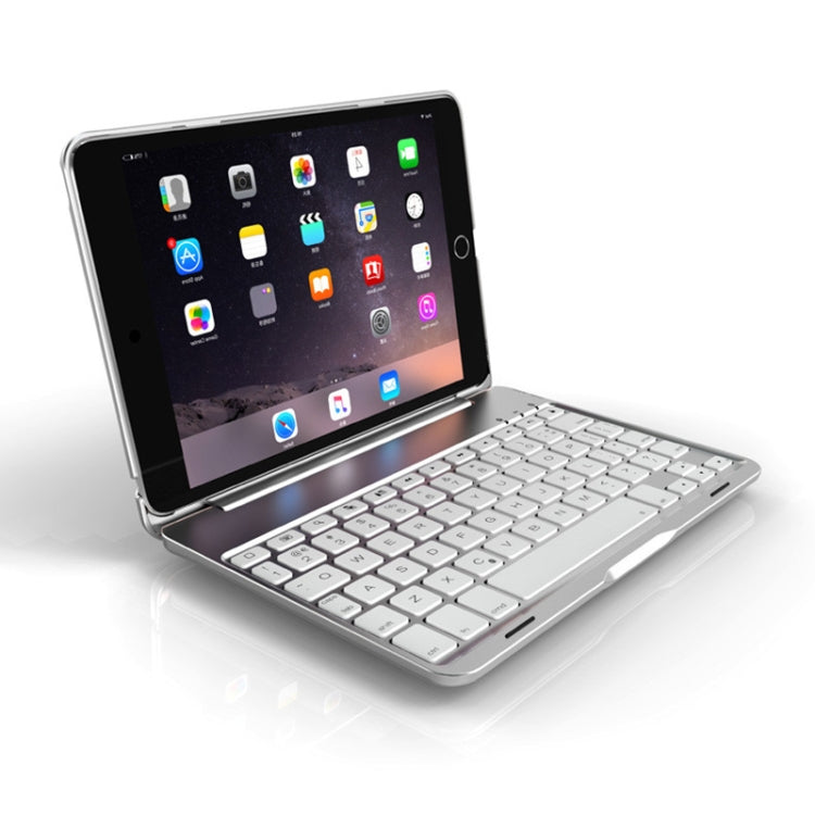 F8SM + Custodia per tablet con tastiera Bluetooth retroilluminata colorata in versione portatile per iPad mini 4 / mini 5