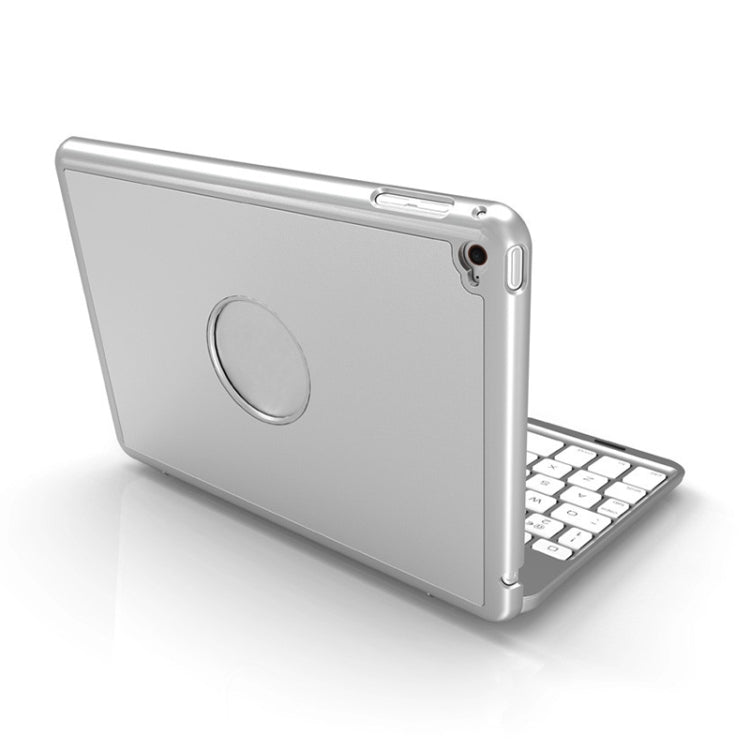 F8SM + Custodia per tablet con tastiera Bluetooth retroilluminata colorata in versione portatile per iPad mini 4 / mini 5