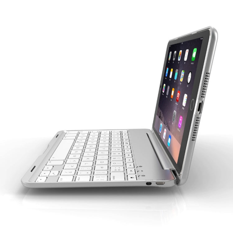 F8SM + Custodia per tablet con tastiera Bluetooth retroilluminata colorata in versione portatile per iPad mini 4 / mini 5