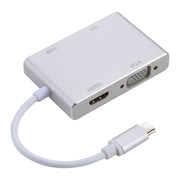 Hub 4 in 1 da USB-C/Tipo-C a VGA, DVI, HDMI e USB
