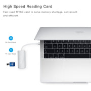 Hub 8 in 1 Type-C HUB+ USB-C / Type-C a USB-C / Type-C e HDMI e SD e TF e 2 adattatori USB, VGA e Rj45