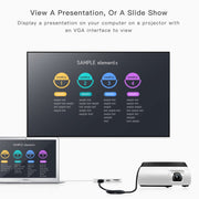 Hub 8 in 1 Type-C HUB+ USB-C / Type-C a USB-C / Type-C e HDMI e SD e TF e 2 adattatori USB, VGA e Rj45