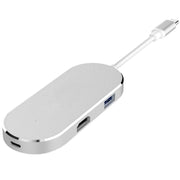 Hub USB-C 6 in 1 / Da tipo C a USB-C / Da tipo C e HDMI e SD e TF e 2 adattatori USB