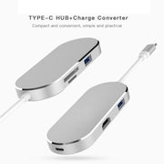 Hub USB-C 6 in 1 / Da tipo C a USB-C / Da tipo C e HDMI e SD e TF e 2 adattatori USB