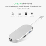 Hub USB-C 6 in 1 con HDMI 4K e lettore SD/TF