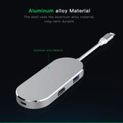 Hub USB-C 6 in 1 / Da tipo C a USB-C / Da tipo C e HDMI e SD e TF e 2 adattatori USB