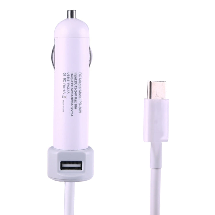 Adattatore auto USB-C 36W per MacBook A1534