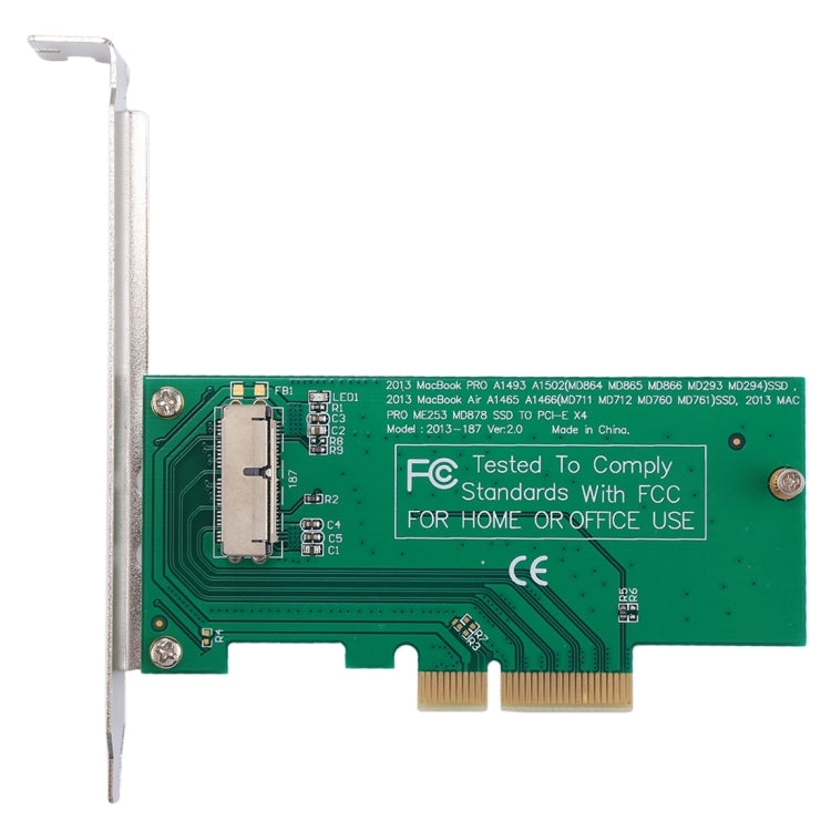 Adattatore SD a PCI-E SC per MacBook Pro A1398 e A1502 (2013) / Air A1465 e A1466 (2013), SSD to PCI-E X4