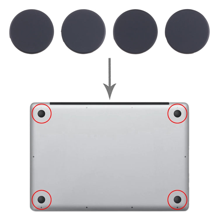 Piedini in gomma per MacBook Pro A2442 A2485 A2681 2021-2022