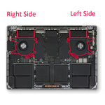 1 Pair CPU Cooling Fan for MacBook Pro 14 14.2 inch A2442 EMC3650 2021, A2442