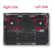 1 Pair CPU Cooling Fan for MacBook Pro 14 14.2 inch A2442 EMC3650 2021, A2442