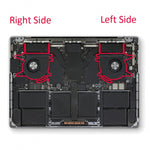 1 Pair CPU Cooling Fan for MacBook Pro M2 14 A2779 2023 EMC3650, A2779