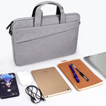 ST03S Borsa per tablet portatile per laptop con impugnatura morbida in tessuto Oxford da 13,3 pollici con doppie tasche laterali, 13.3 inch Black, 13.3 inch Pink, 13.3 inch Grey, 13.3 inch Deep Space Gray, 13.3 inch Navy Blue
