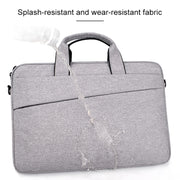 ST03S Borsa per tablet portatile per laptop con impugnatura morbida in tessuto Oxford da 14,1 pollici con doppie tasche laterali, 14.1 inch Black, 14.1 inch Pink, 14.1 inch Grey, 14.1 inch Deep Space Gray, 14.1 inch Navy Blue