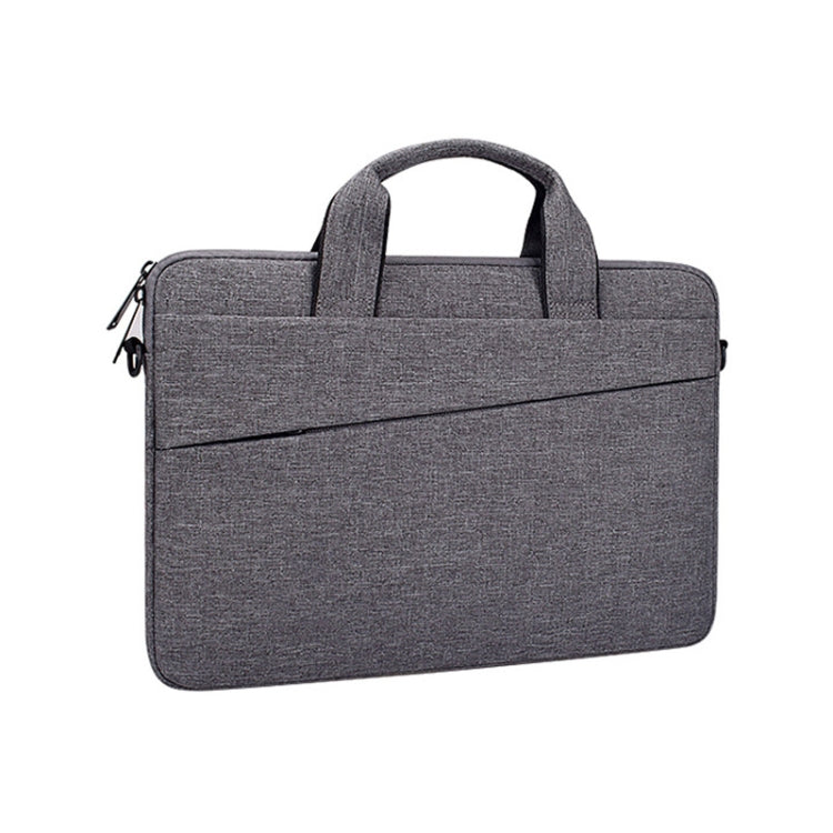 ST03S Borsa per tablet portatile per laptop con impugnatura morbida in tessuto Oxford indossabile con doppie tasche laterali da 15,4 pollici, 15.4 inch Black, 15.4 inch Pink, 15.4 inch Grey, 15.4 inch Deep Space Gray, 15.4 inch Navy Blue